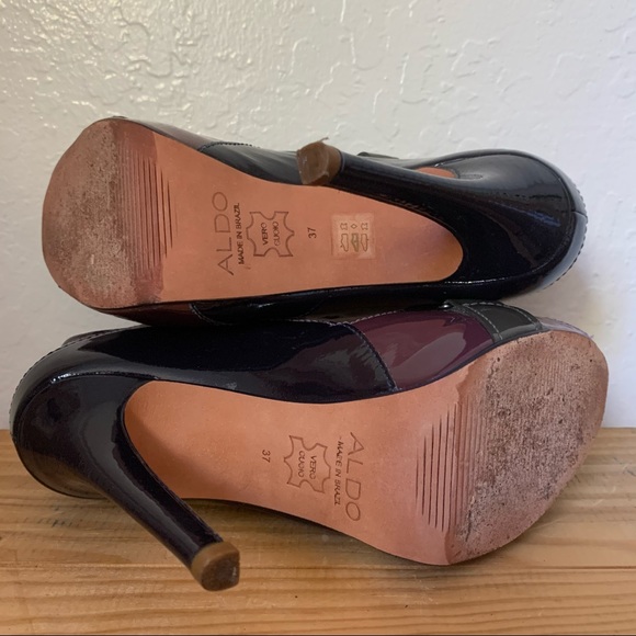 Aldo Colorblock Platform Pumps - size 7/37 - Picture 11 of 12